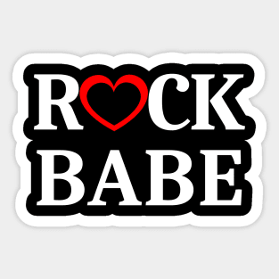 Rock Babe Sticker